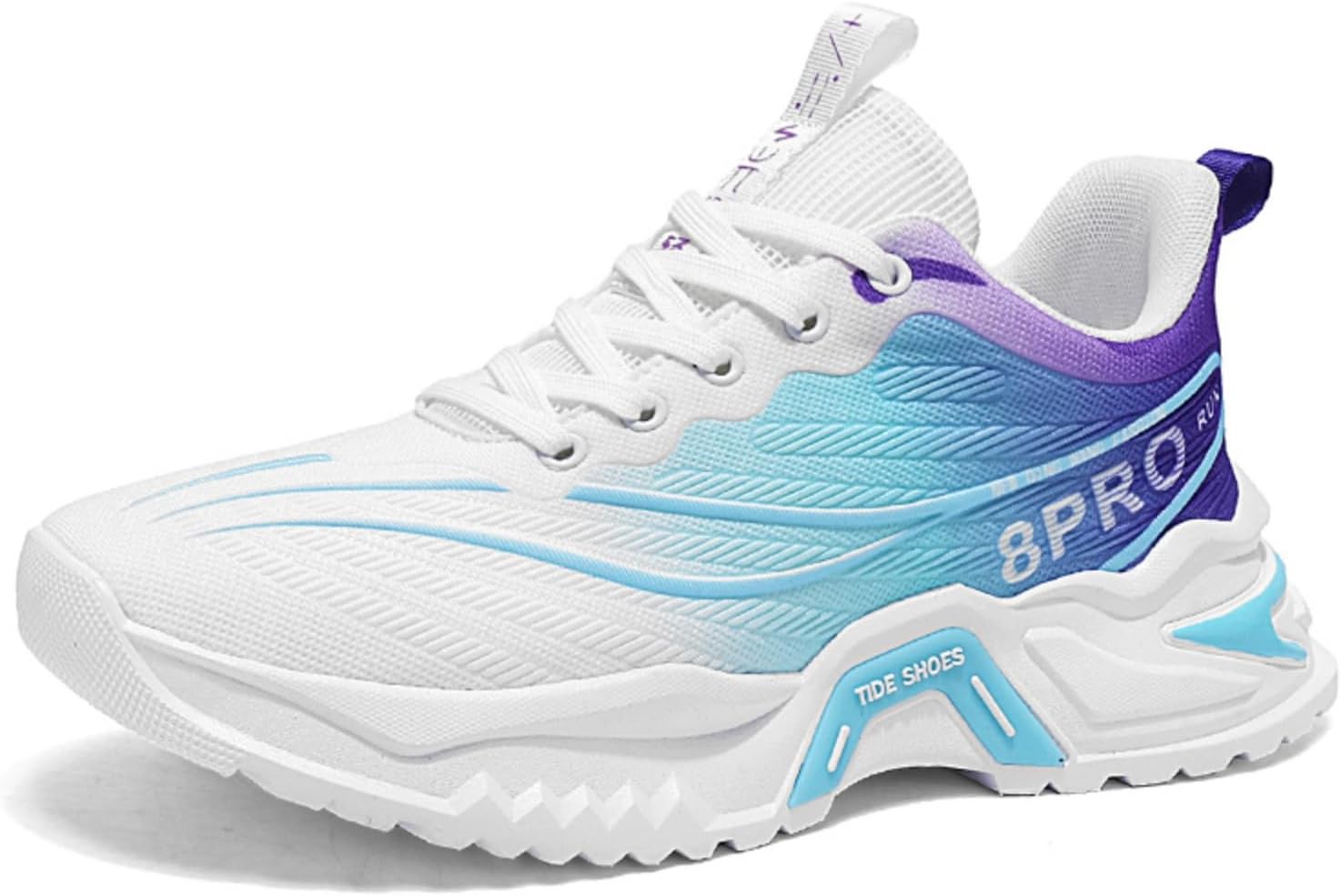 

Мужские легкие беговые кроссовки из сетки: нескользящие, удобные. Поддержка с карбоновой пластиной для занятий в спортзале и ежедневных прогулок. Модная обувь Kpdwfms, небесно-голубой