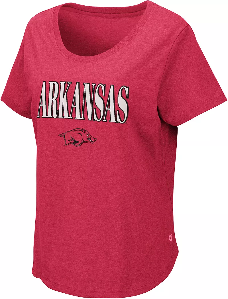 

Женская футболка Colosseum Arkansas Razorbacks малиновая