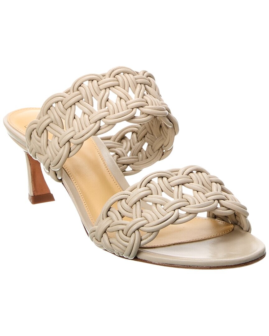 

Кожаные сандалии Alexandre Birman Sammy 50, серый