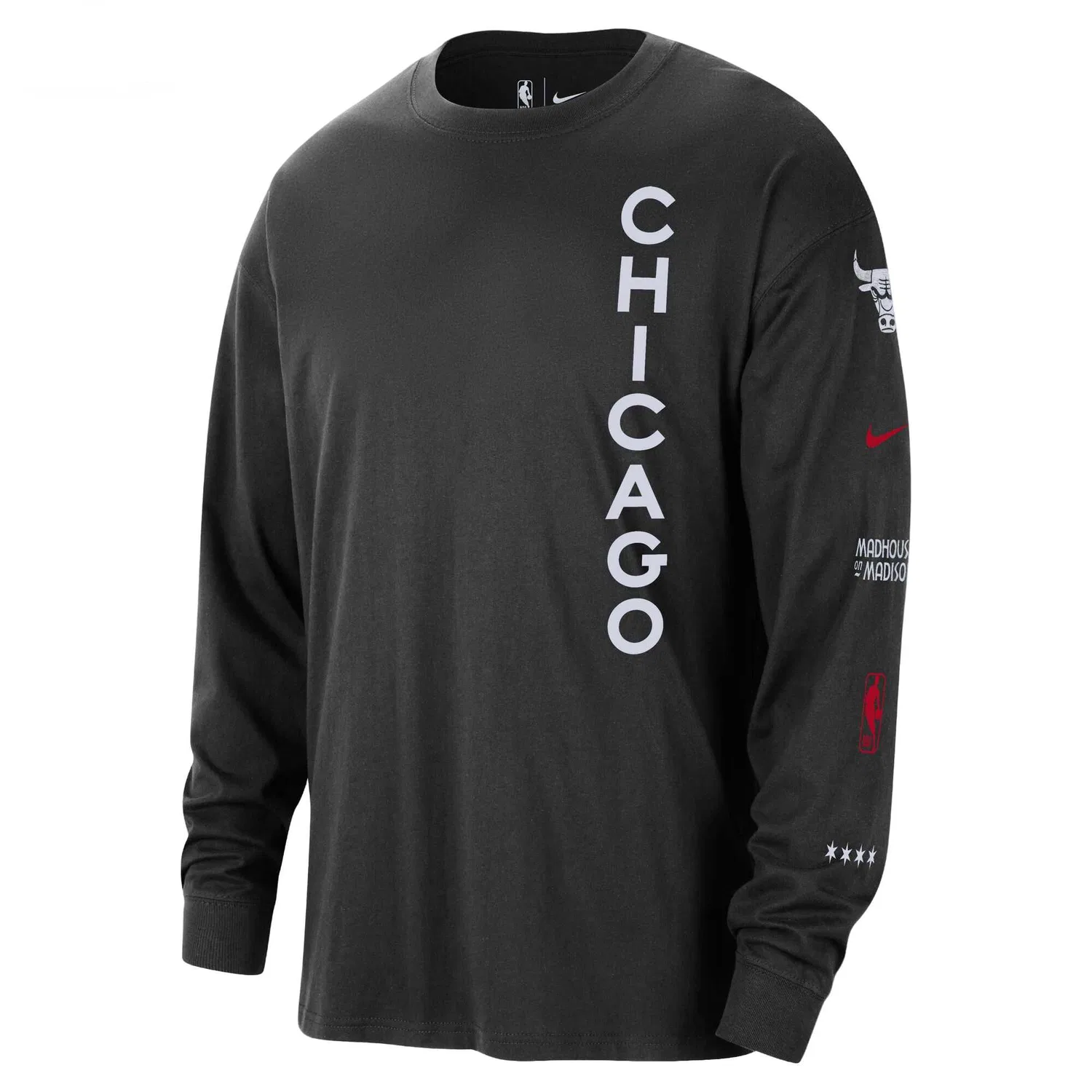 Майка баскетбольная Chicago Bulls мужская Nike, Black
