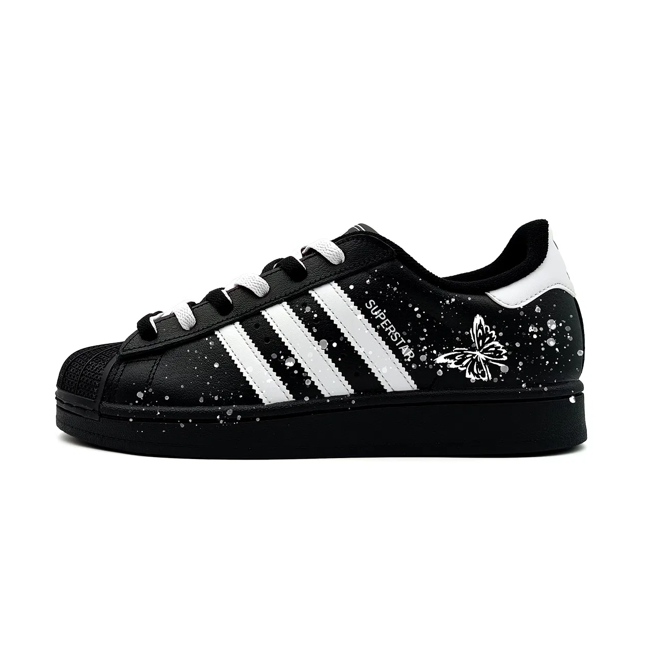 Кеды детские Adidas Originals Superstar 2 Starlit Butterfly Dance Black White
