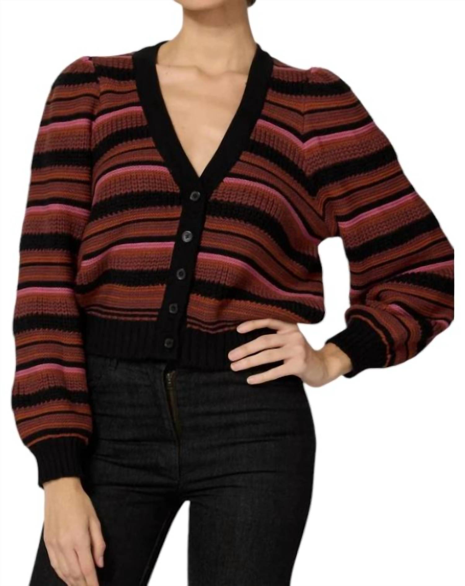 

Кардиган Bethany Sweater в черную полоску Cleobella