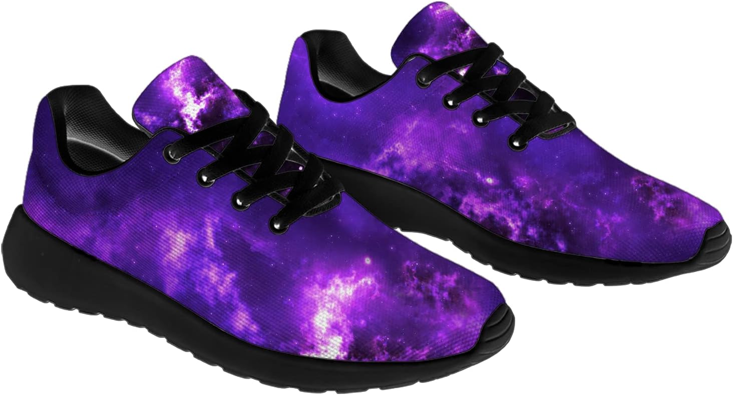 Кроссовки Horethy Galaxy для женщин и мужчин, беговые кроссовки, дышащие кроссовки для ходьбы и тенниса, космические кроссовки, подарки, мультиколор — фото 4