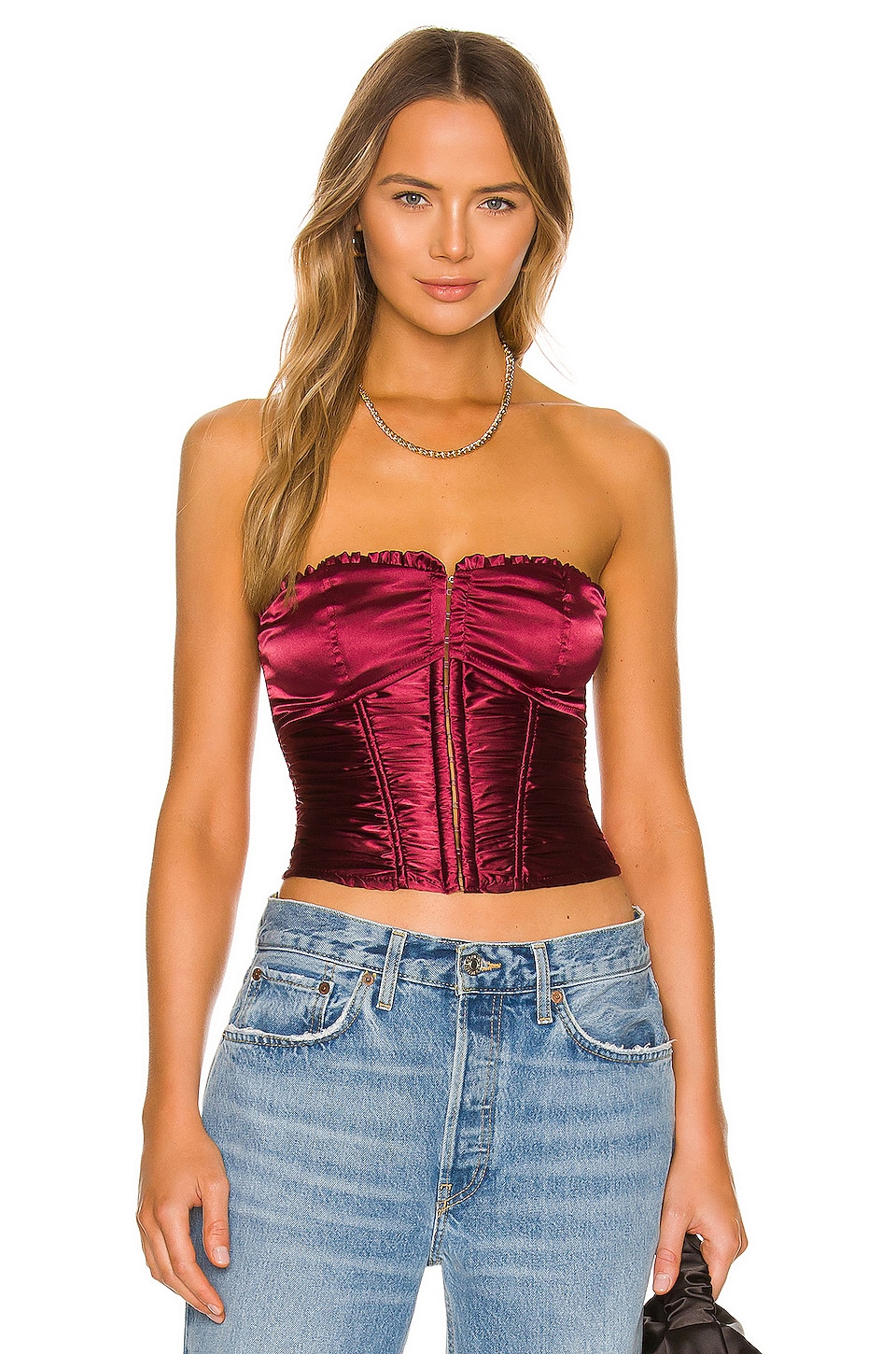 

Топ superdown Sevilla Corset, цвет Wine