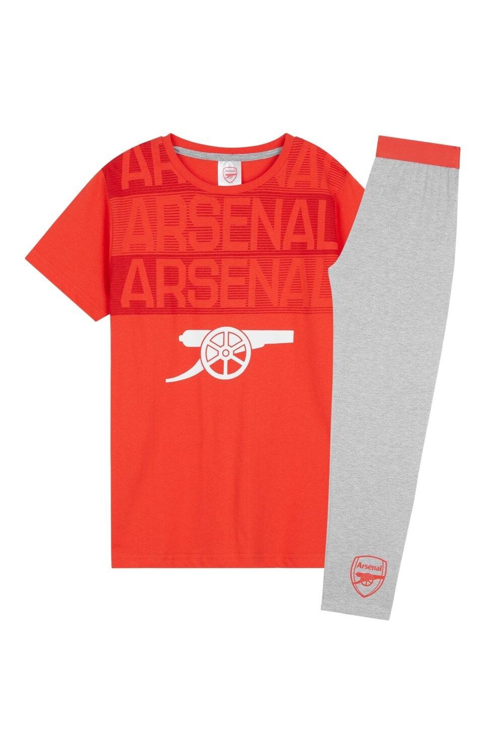 Пижамный комплект для футбольных фанатов, футболка и брюки Arsenal FC, мультиколор — фото 4