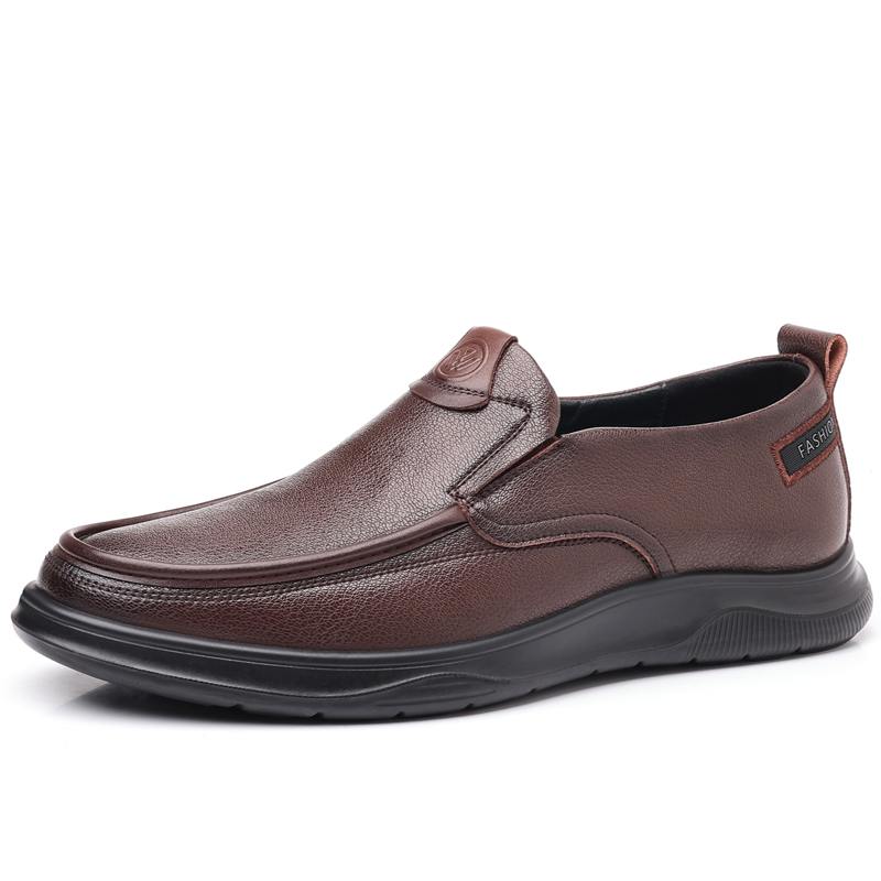 

Romon Мужские повседневные туфли мужские низкие черно-коричневые коричневые, цвет Brown