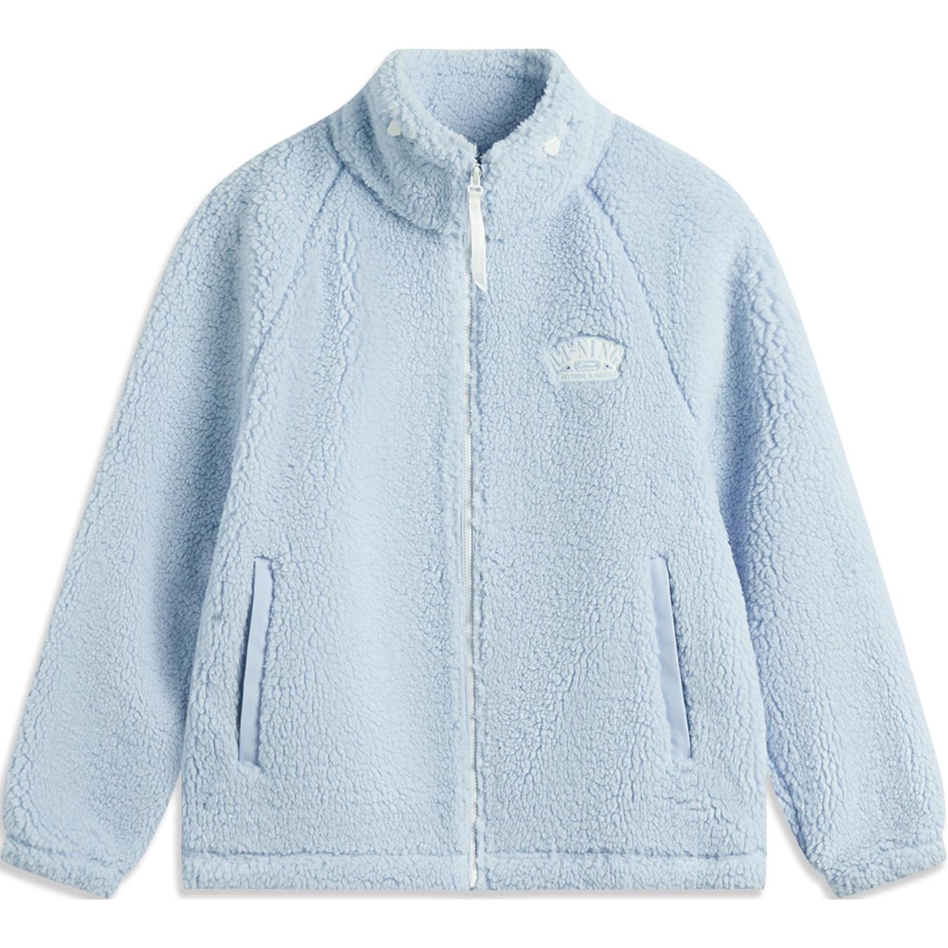 

LINING Спортивное пальто бархатистое женское облачно-голубое, Cloud Blue