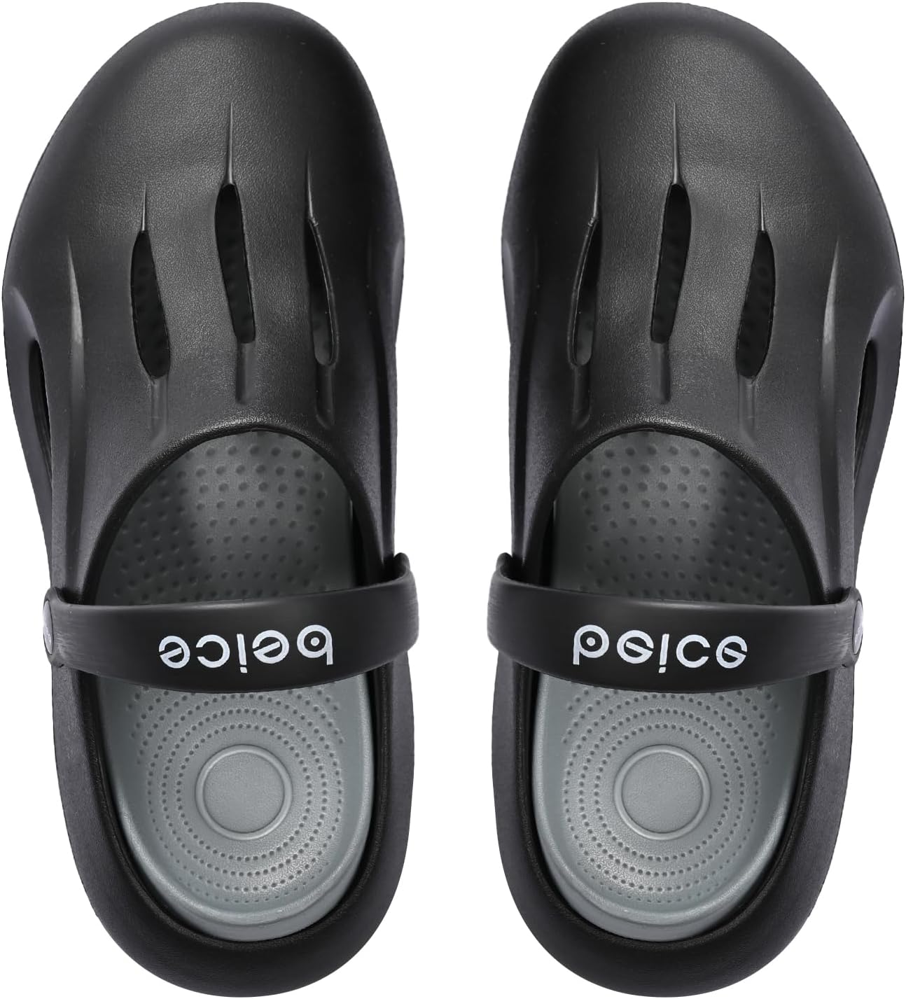 

Мужские летние кломпы sfn - сандалии на толстом основании, носить легко, с облачным комфортом, противоскользящие и без запаха, легкие пляжные шлепанцы, черные и серые Slunza