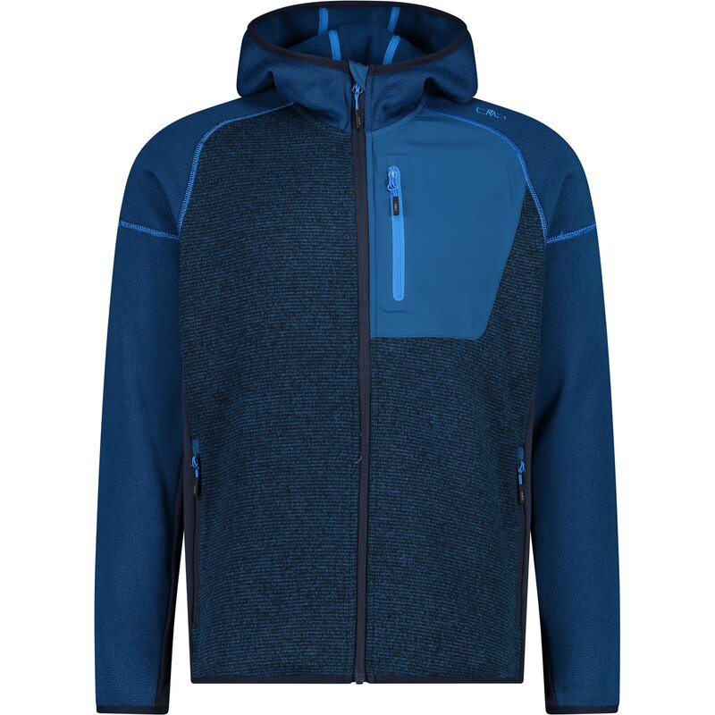 

Толстовка с капюшоном, мужская куртка с фиксированным капюшоном Cmp, синий