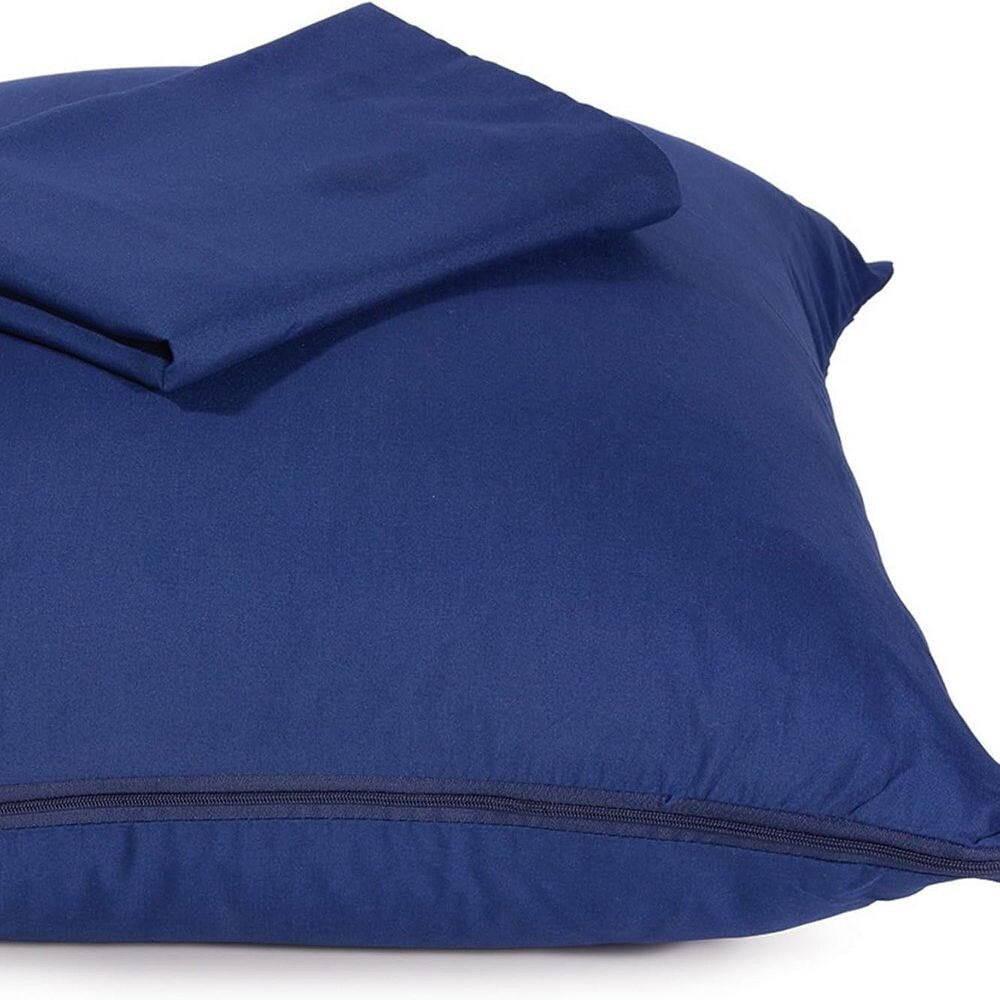 

Защитная подушка из микрофибры Micropuff с застежкой-молнией (4 шт.), темно-синий