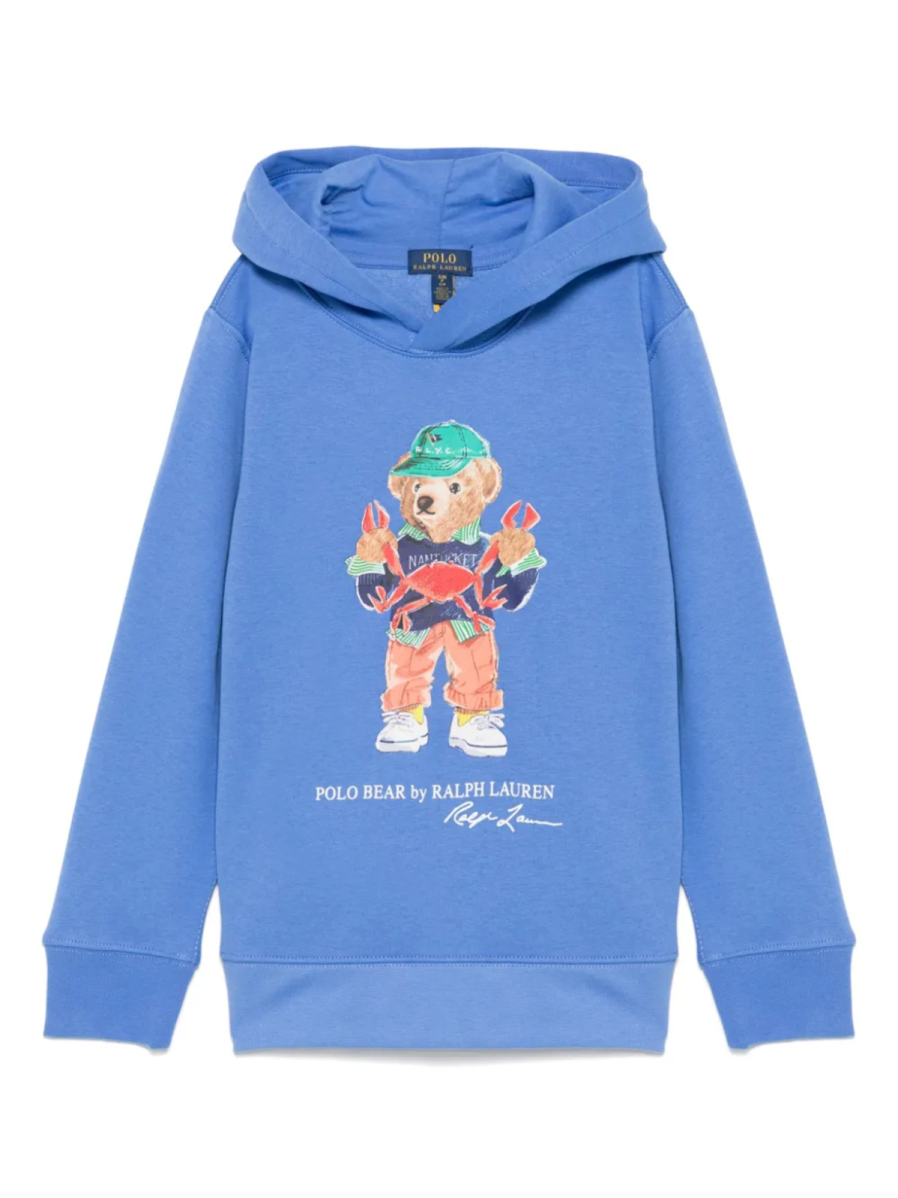 

POLO RALPH LAUREN KIDS худи Polo Bear, синий