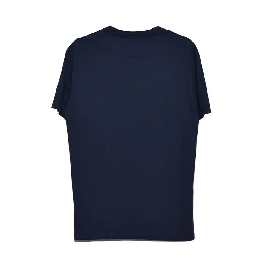 Футболка Valentino Embroidered V Logo T-Shirt 'Navy', темно-синий — фото 3