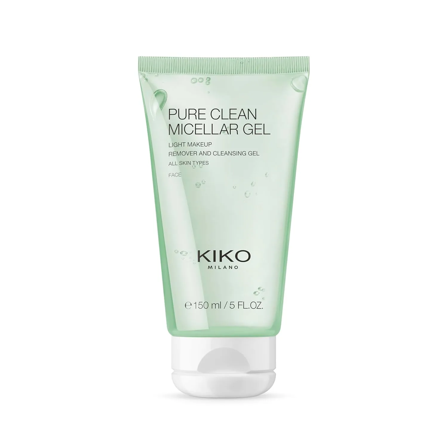 Мицеллярная вода Kiko Milano — Мицеллярный гель Pure Clean | Мицеллярный гель для снятия макияжа, Green — фото 4