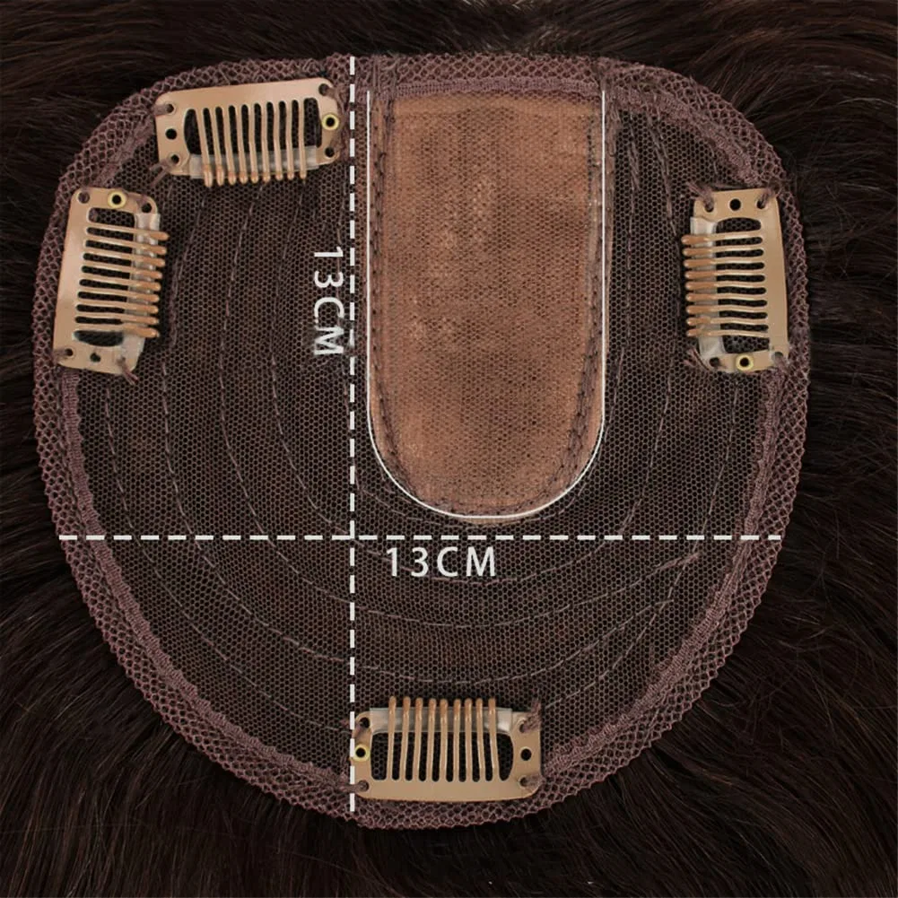 Накладка для волос RemeeHi Crown Hair Topper из натуральных волос Remeehi, Natural Colour — фото 4