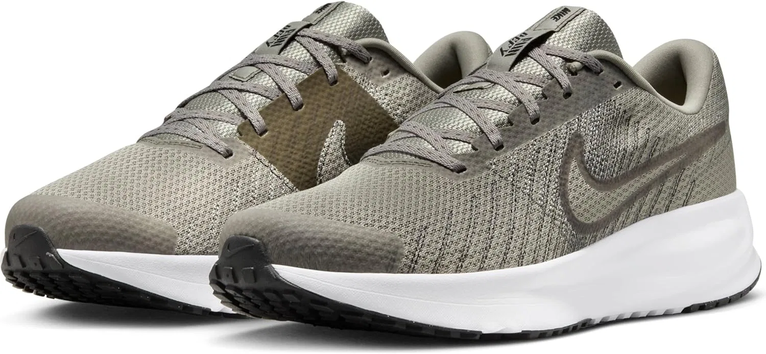 Мужские беговые кроссовки Nike Run Defy HM9594 для бега по шоссе, Light Army Black Iron Grey White — фото 2