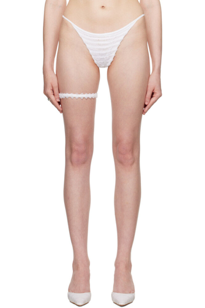 

SSENSE Эксклюзивные свадебные стринги Fleur String DU CIEL