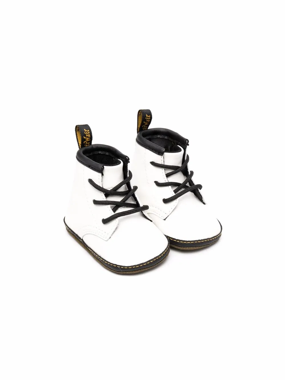 

Ботинки 1460 на шнуровке Dr. Martens Kids, белый
