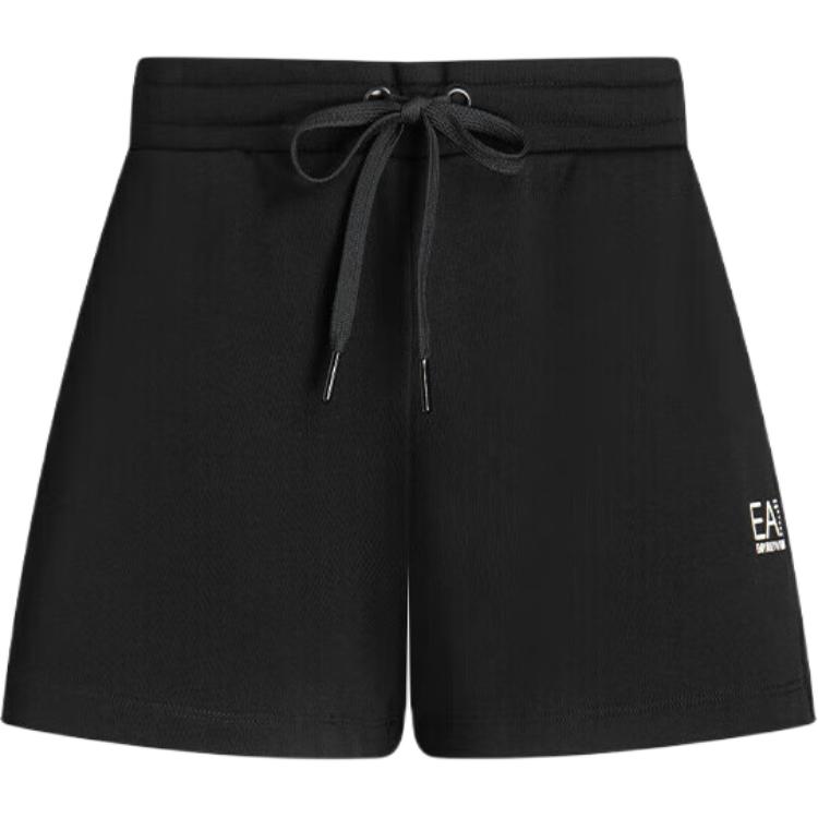 

EMPORIO ARMANI Женские повседневные шорты EA7 SS24, черные