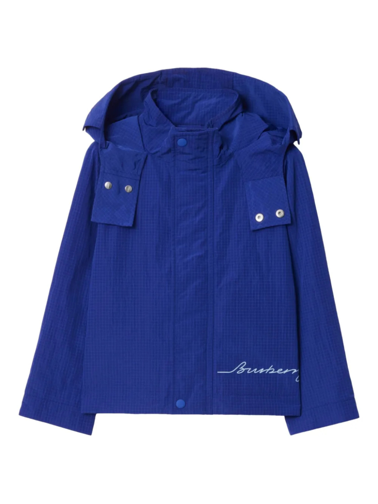 

Куртка с логотипом Burberry Kids, синий