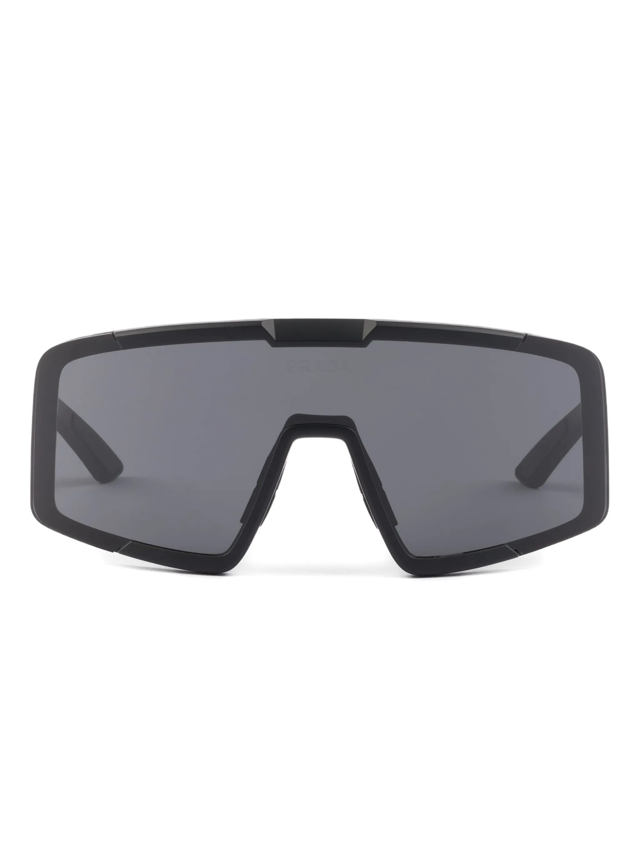 

Солнцезащитные очки Linea Rossa в прямоугольной оправе Prada Eyewear, черный