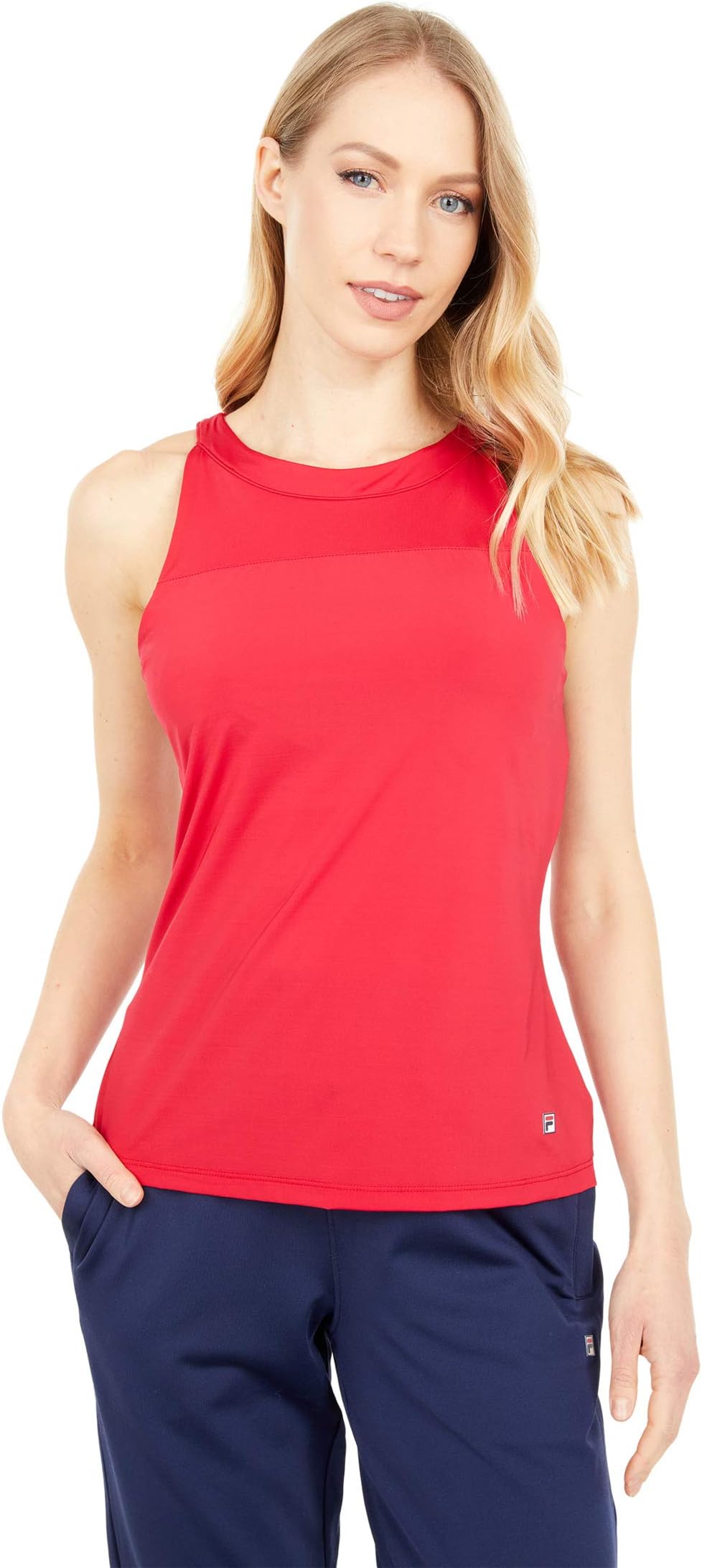 

Топ Fila Heritage Halter Tank, цвет Crimson