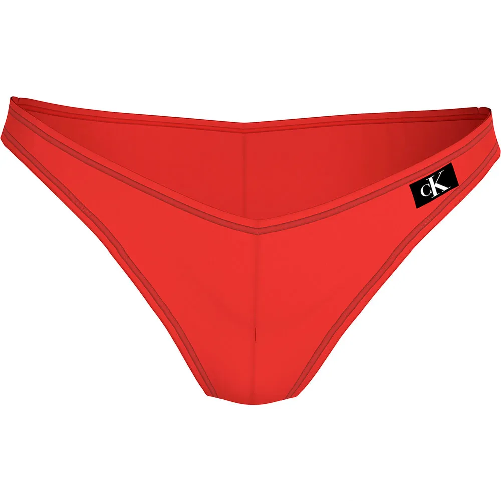

Низ бикини Calvin Klein Delta Brazilian, красный