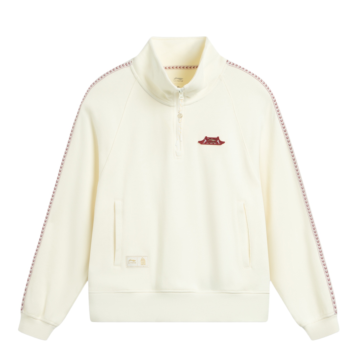 

Толстовка Sports Life Collection женская LINING, mother of pearl белый