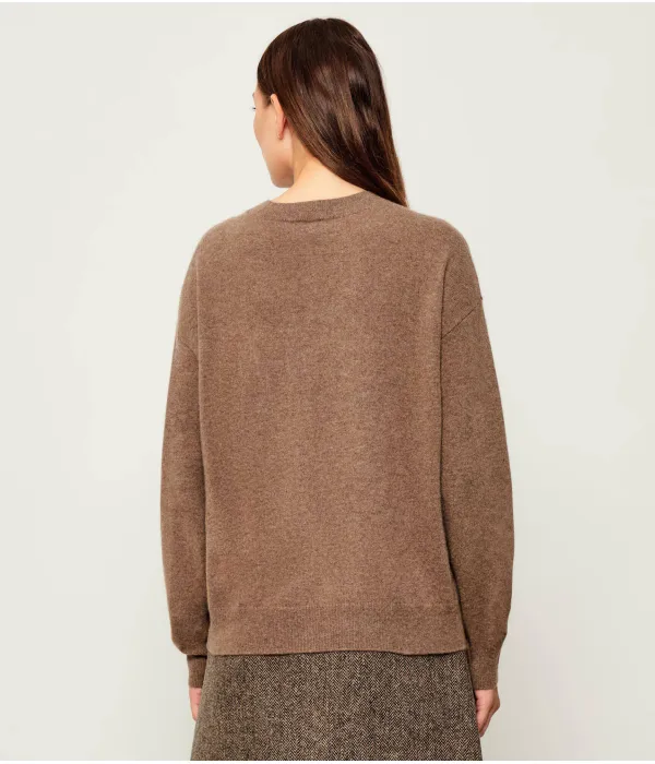 Кашемировый свитер Fascona Regular fit Boss, коричневый — фото 3