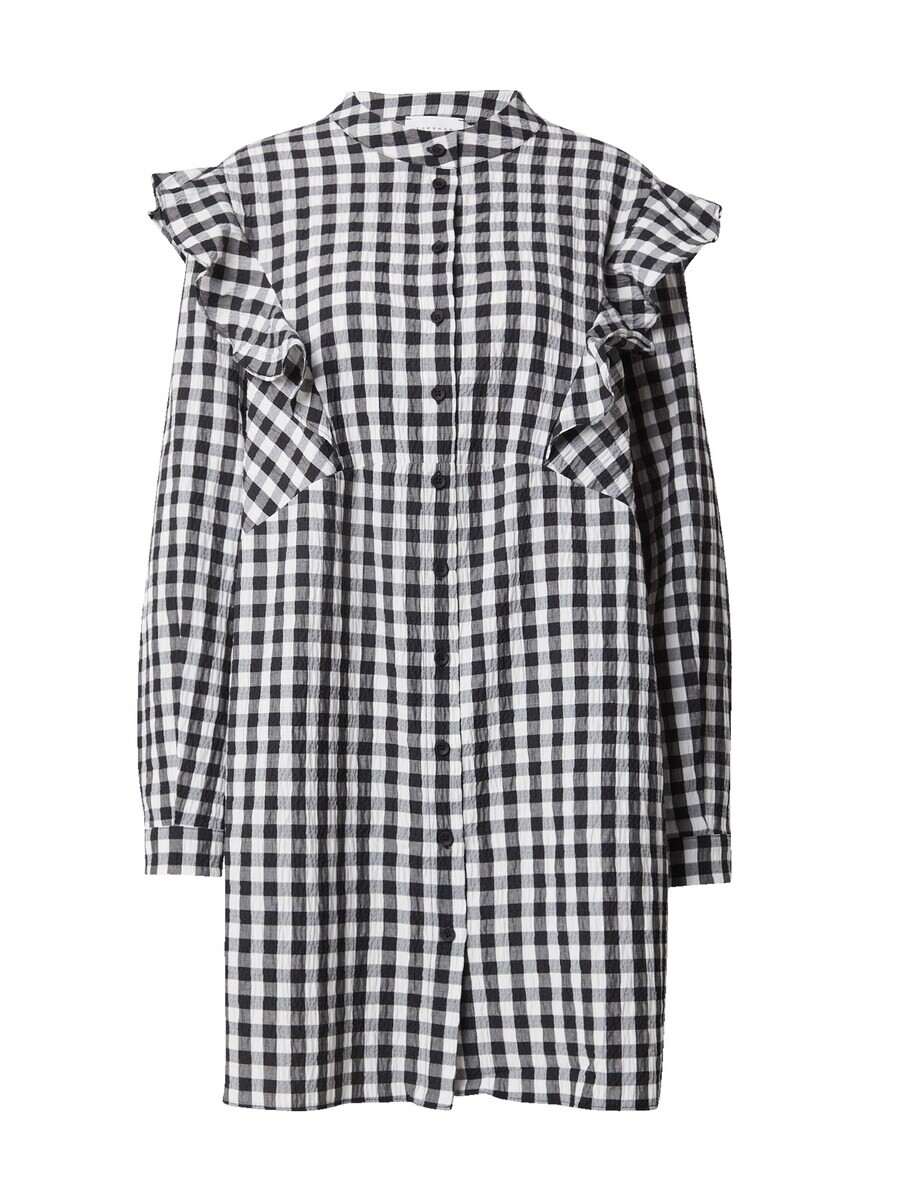 

Платье-рубашка Topshop, черный/белый