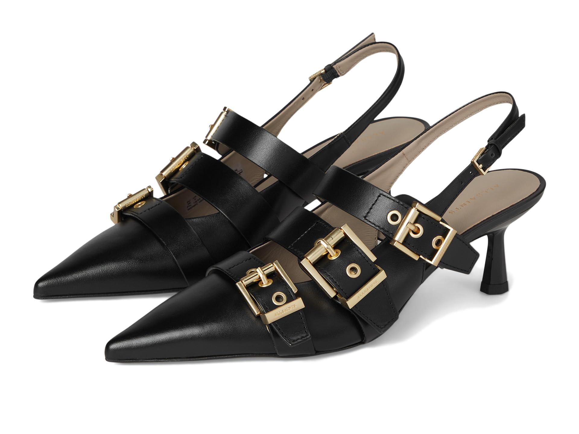 Сандалии AllSaints Vivian Slingback, черный