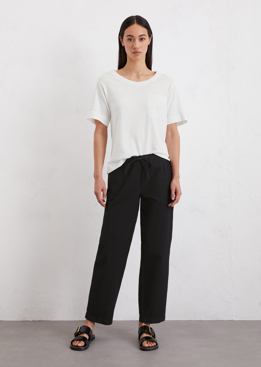 

Базовая футболка SHORT SLEEVE ROUND NECK Marc O'Polo, белый