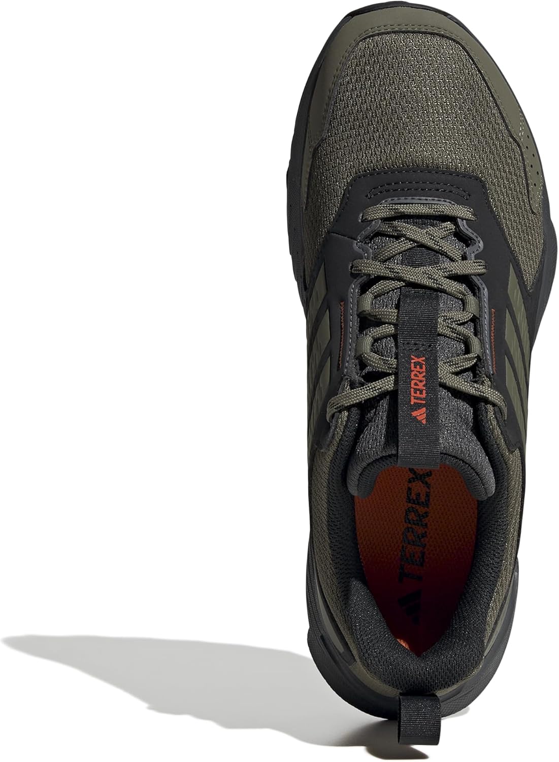 Мужские кроссовки Adidas Terrex Tracefinder для трейлраннинга, оранжевый/оливковый — фото 2