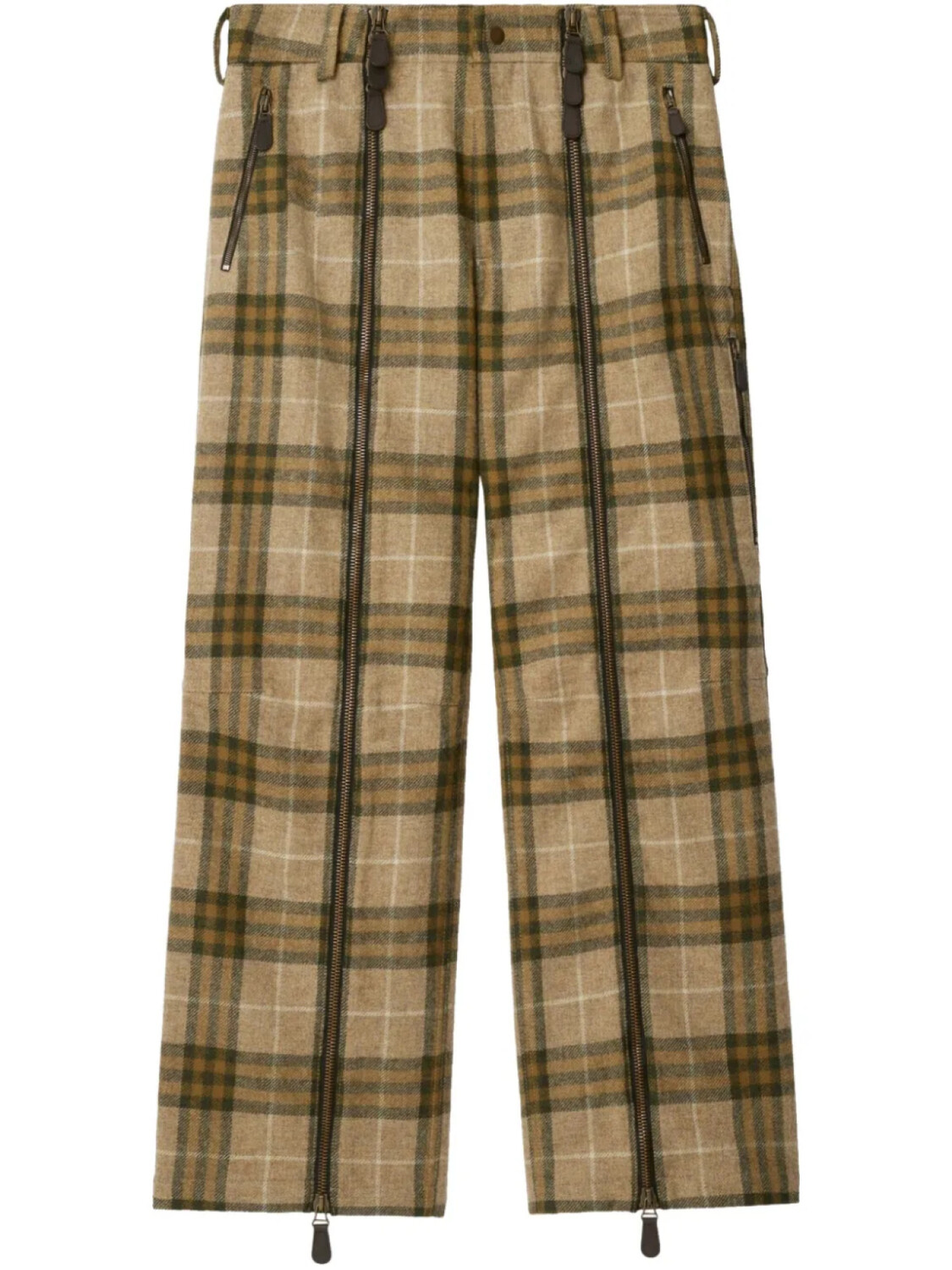 

Брюки Burberry с застежкой-молнией, нейтральный