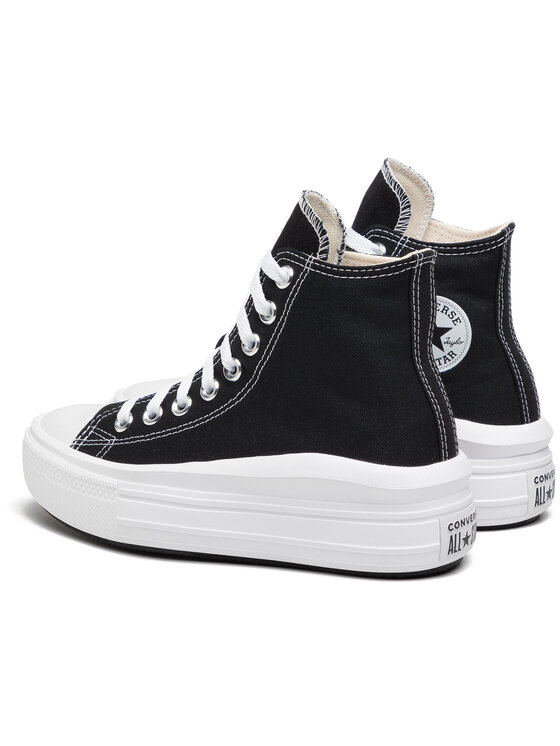 Тканевые кроссовки Chuck Taylor All Star Move Platform 568497C Converse, черный — фото 3
