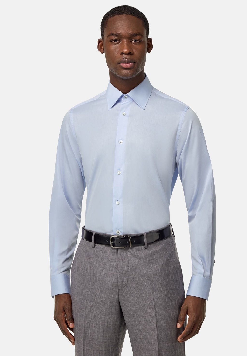 

Официальная рубашка REGULAR FIT Boggi Milano, светло-голубой