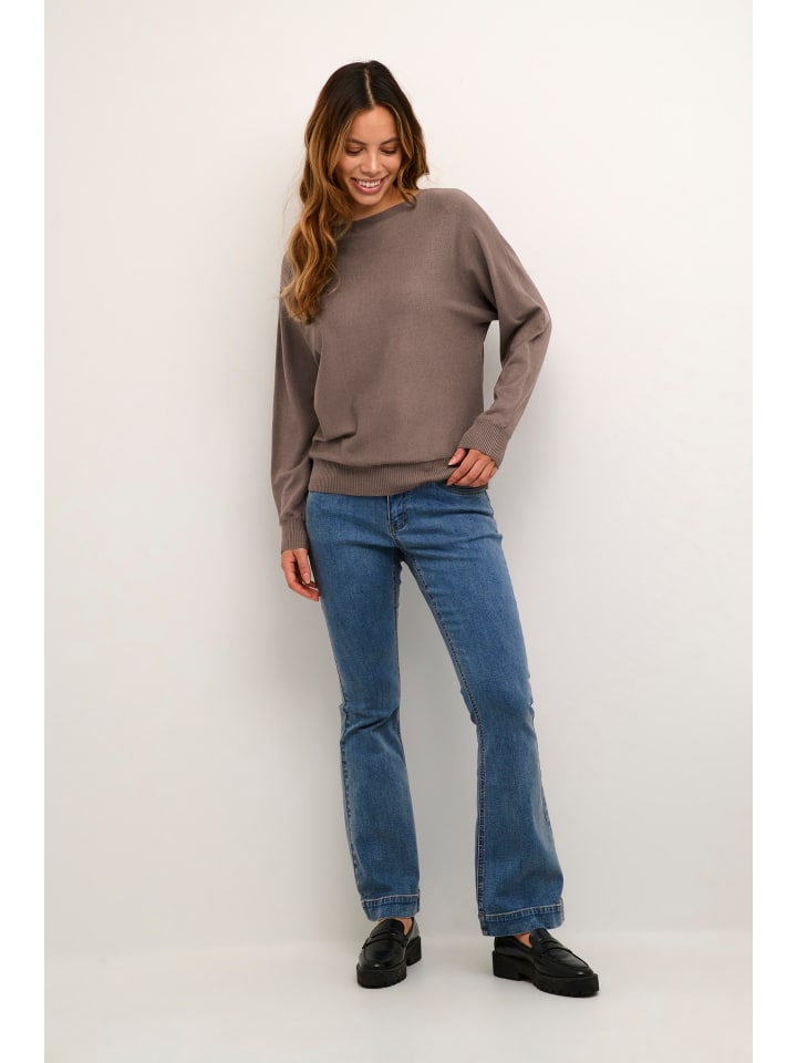 

CULTURE Вязаный свитер оверсайз от CUannemarie в цвете Falcon Melange