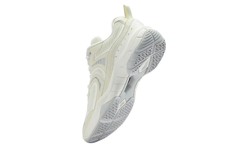 Кроссовки KUMPOO Badminton Shoes Unisex Low-top White/off-white, белый/кремовый — фото 4