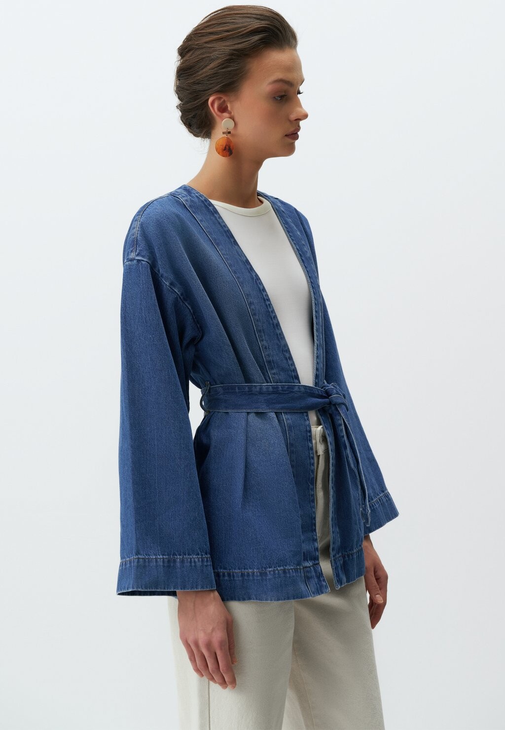 

Блейзер LONG SLEEVE BELTED Jimmy Key, синий