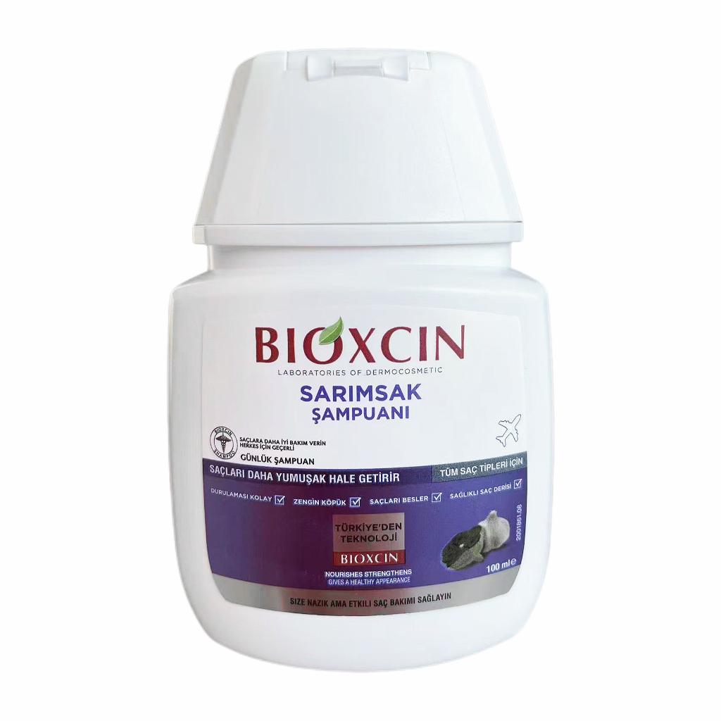 Bioxcin Шампунь Baikesheng Turkey Garlic White для объема и пышности с ароматом мыла — фото 2