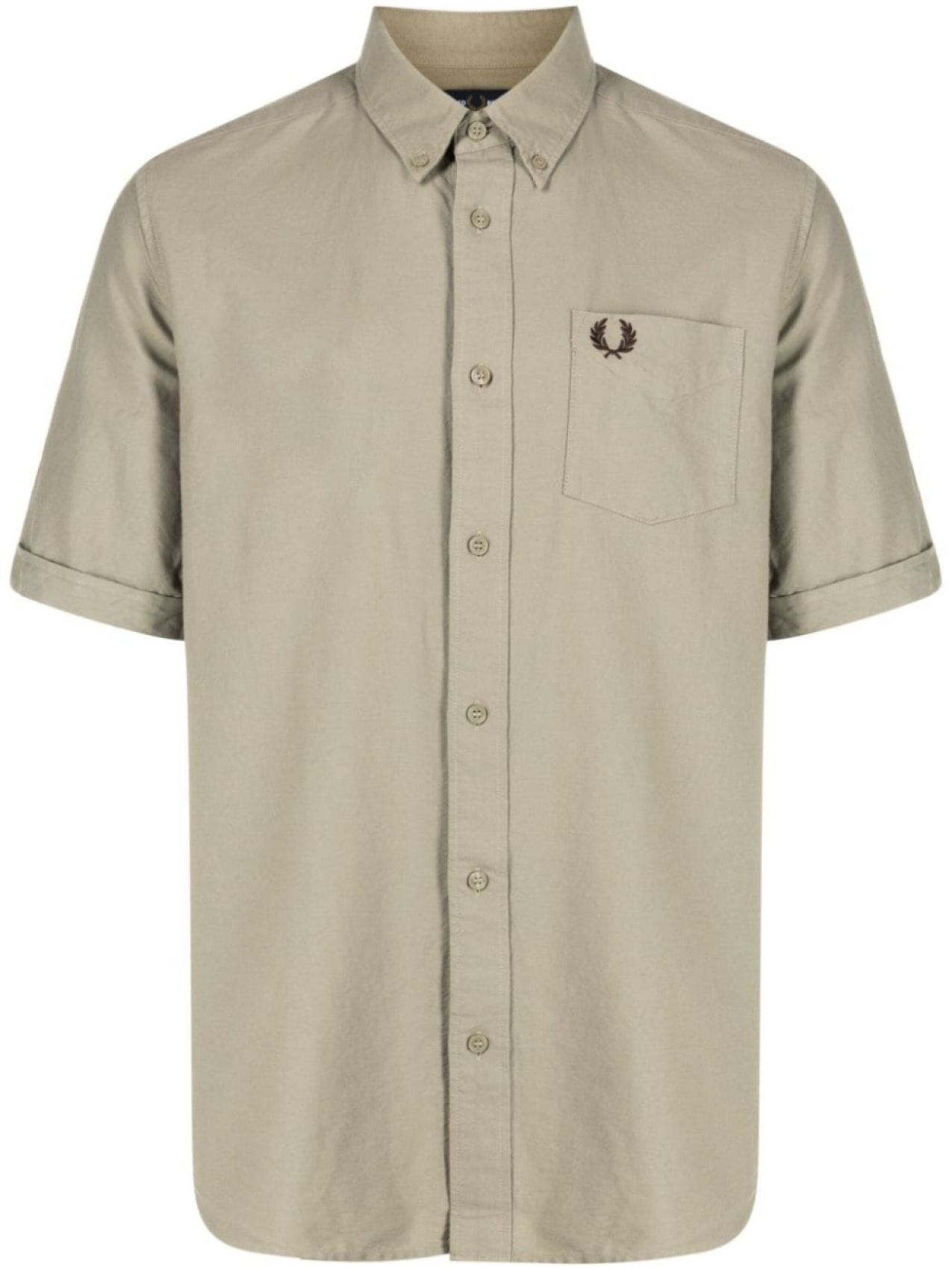 

Fred Perry рубашка с вышитым логотипом, зеленый