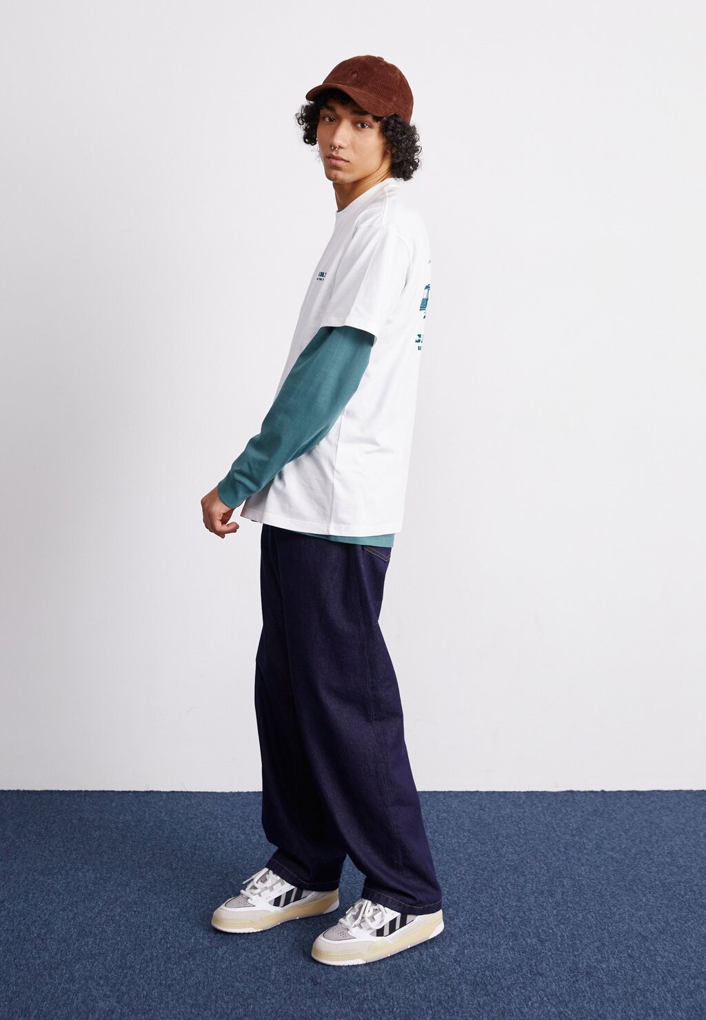 

Футболка с принтом RUNAWAY Carhartt WIP, белый