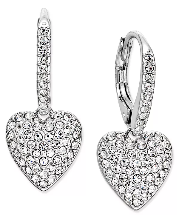 

Серьги-Подвески в форме сердца, созданные для Macy's Eliot Danori, silver