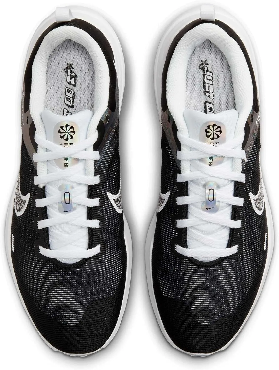 Мужские кроссовки Nike Downshifter 12, белый/черный — фото 3