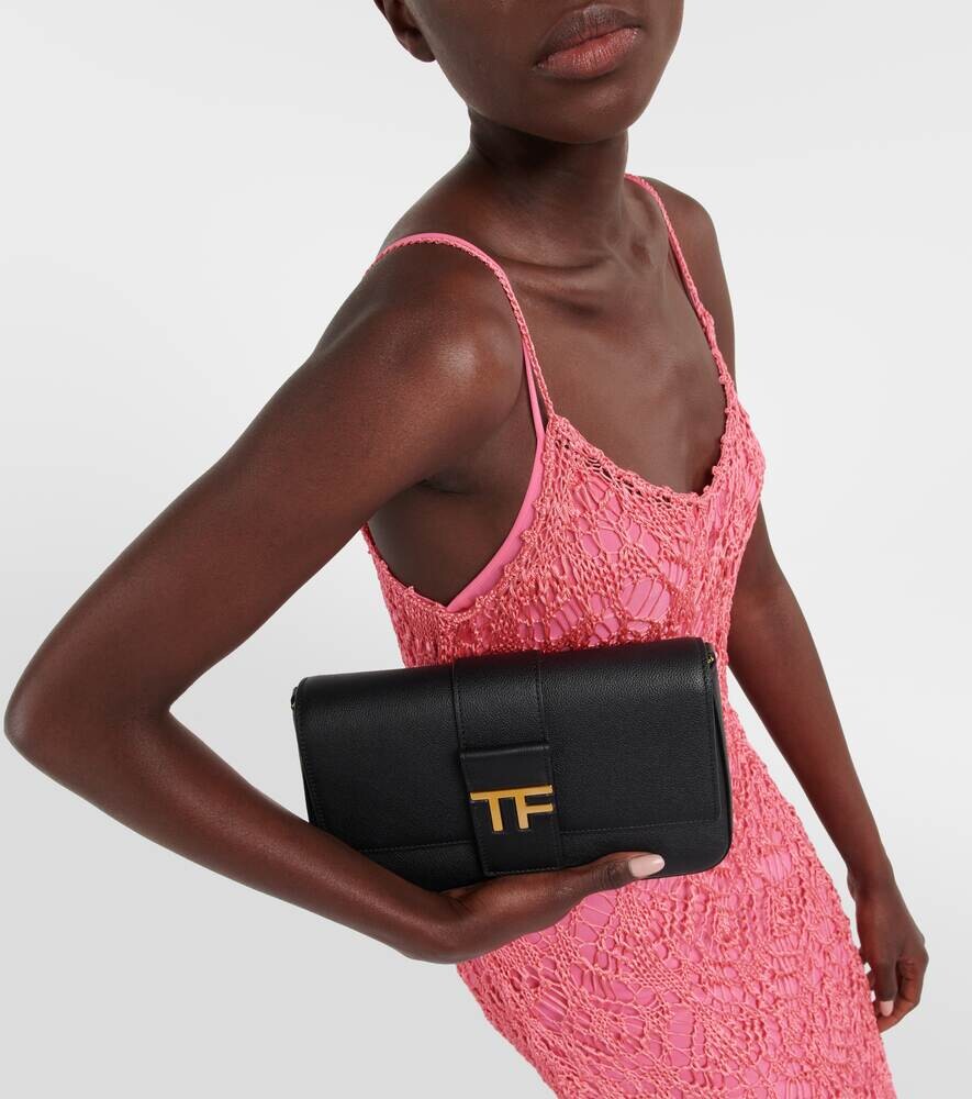 Платье макси из ажурного трикотажа TOM FORD, розовый — фото 4
