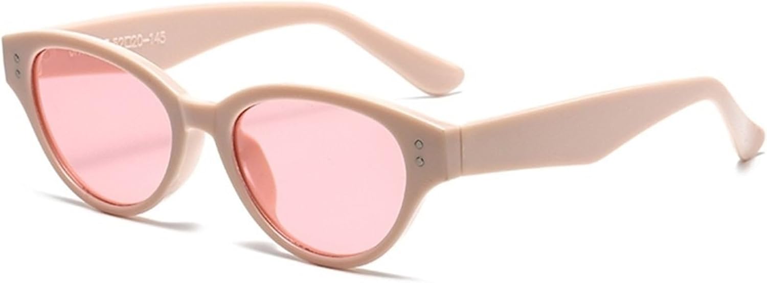 

Солнцезащитные очки для женщин в тонкой оправе для активного отдыха на природе, для поездок на работу и в отпуск, а также солнцезащитные очки для мужчин-водителей Generic, Pink