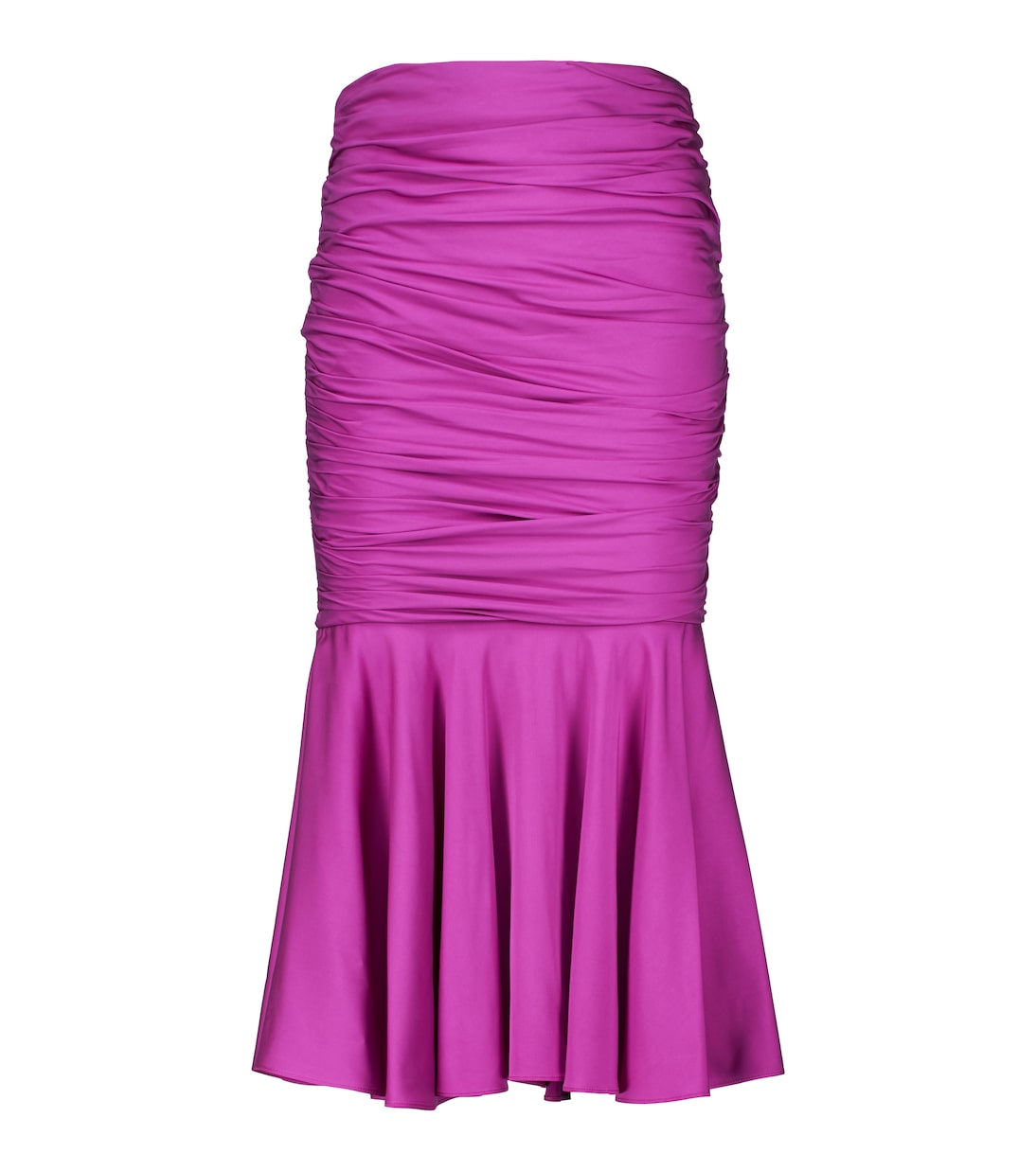 

Юбка миди с расклешенным лифом и сборками Stella McCartney, Amethyste