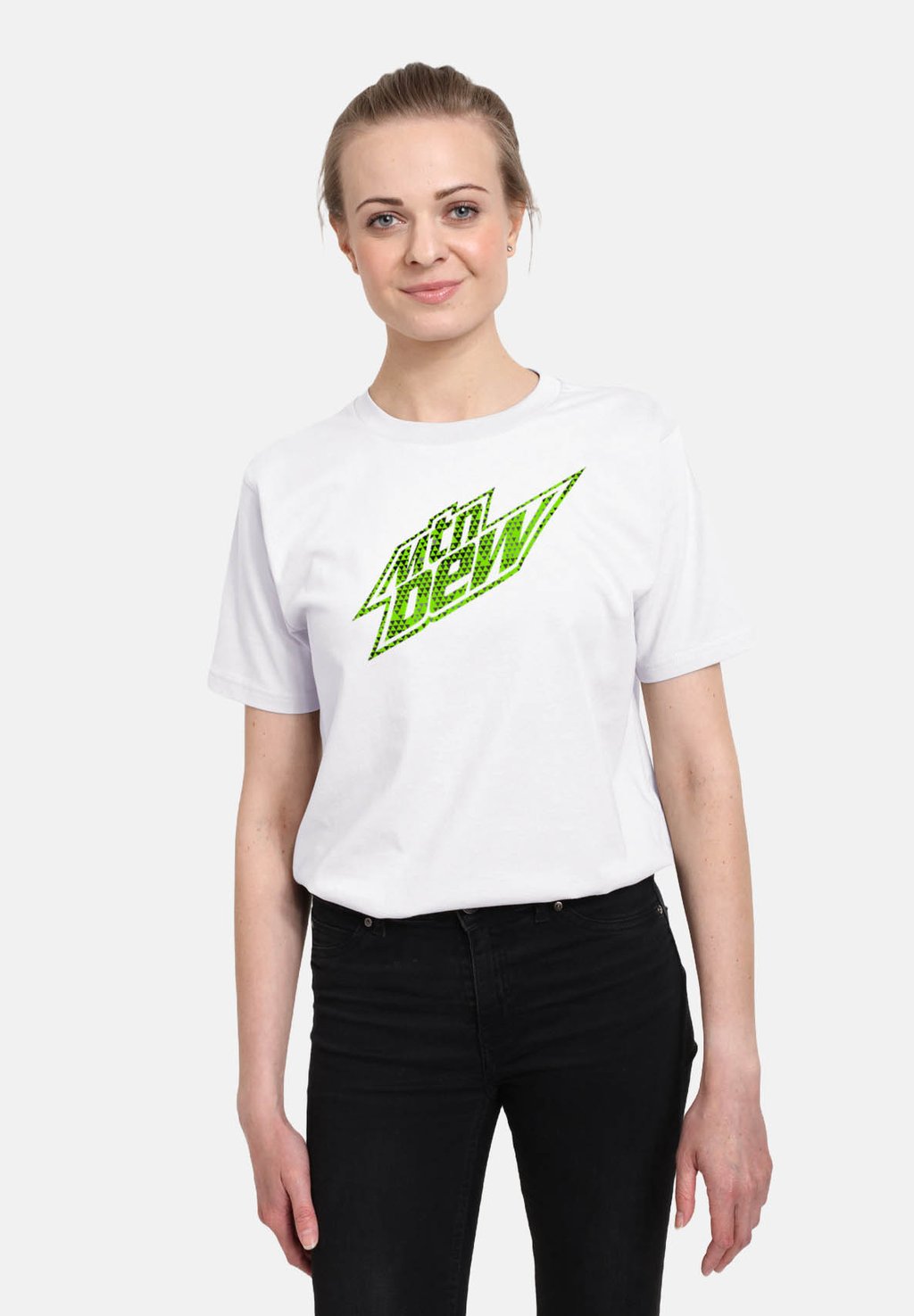 

Футболка с принтом MOUNTAIN DEW SPECKLED LOGO Henry Tiger, белый