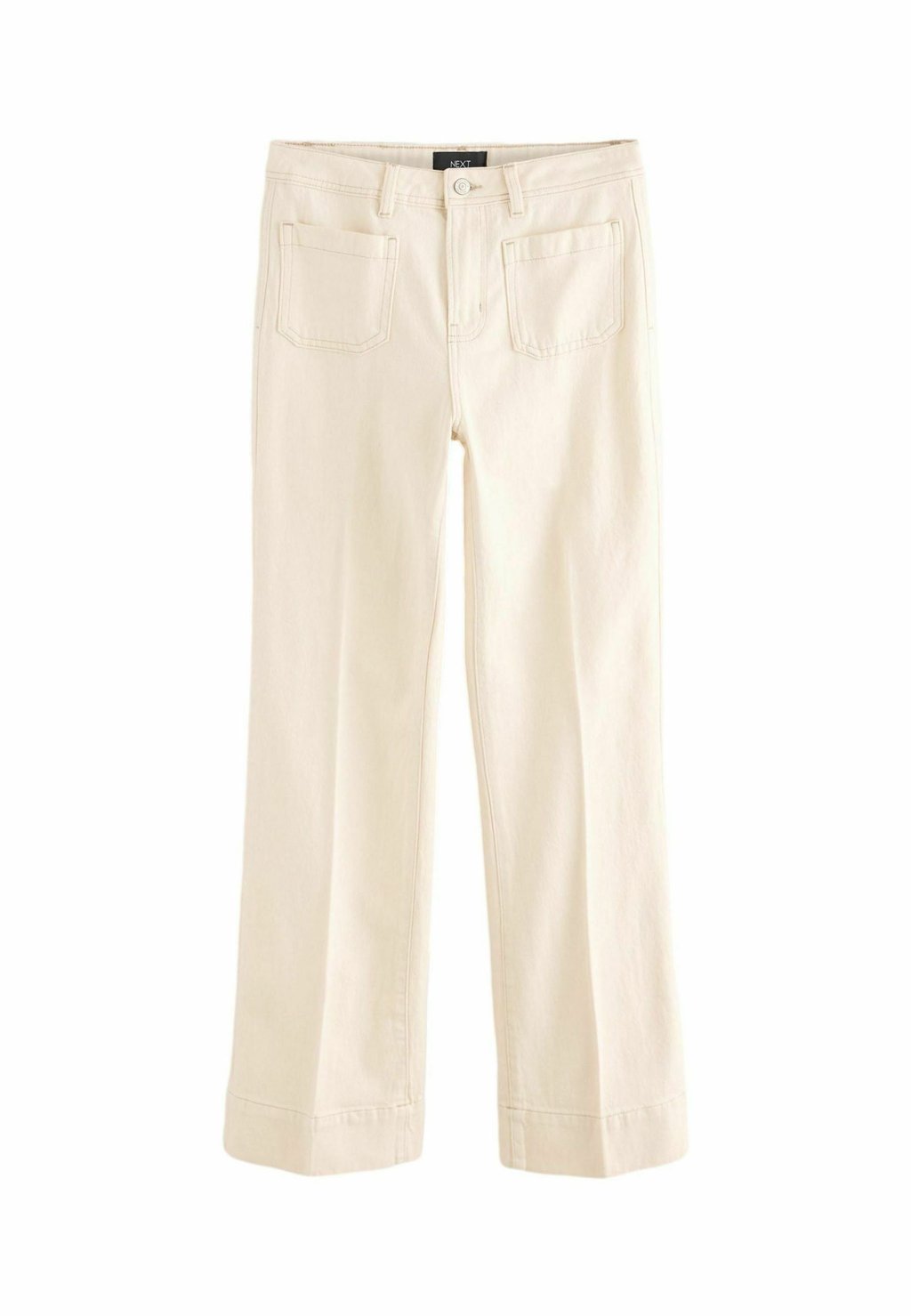 

Джинсы прямого кроя PATCH WIDE TALL Next, белый