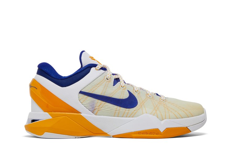 

Кроссовки Nike Zoom Kobe 7 System 'Lakers', белый, Белый;серый, Кроссовки Nike Zoom Kobe 7 System 'Lakers', белый