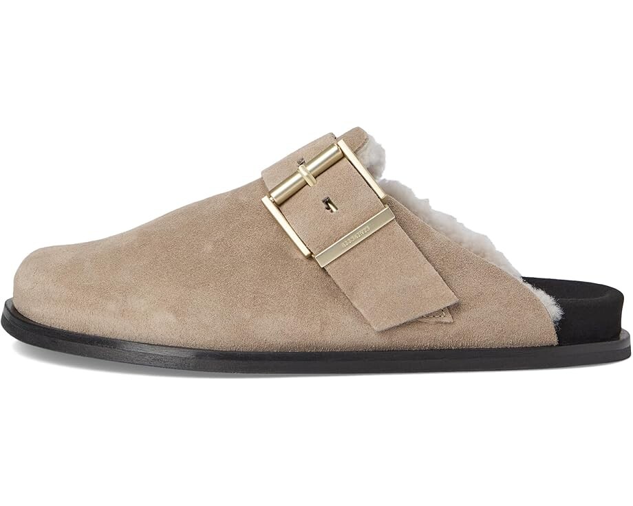 Сабо AllSaints Eris Suede Mule, цвет Taupe Grey — фото 4